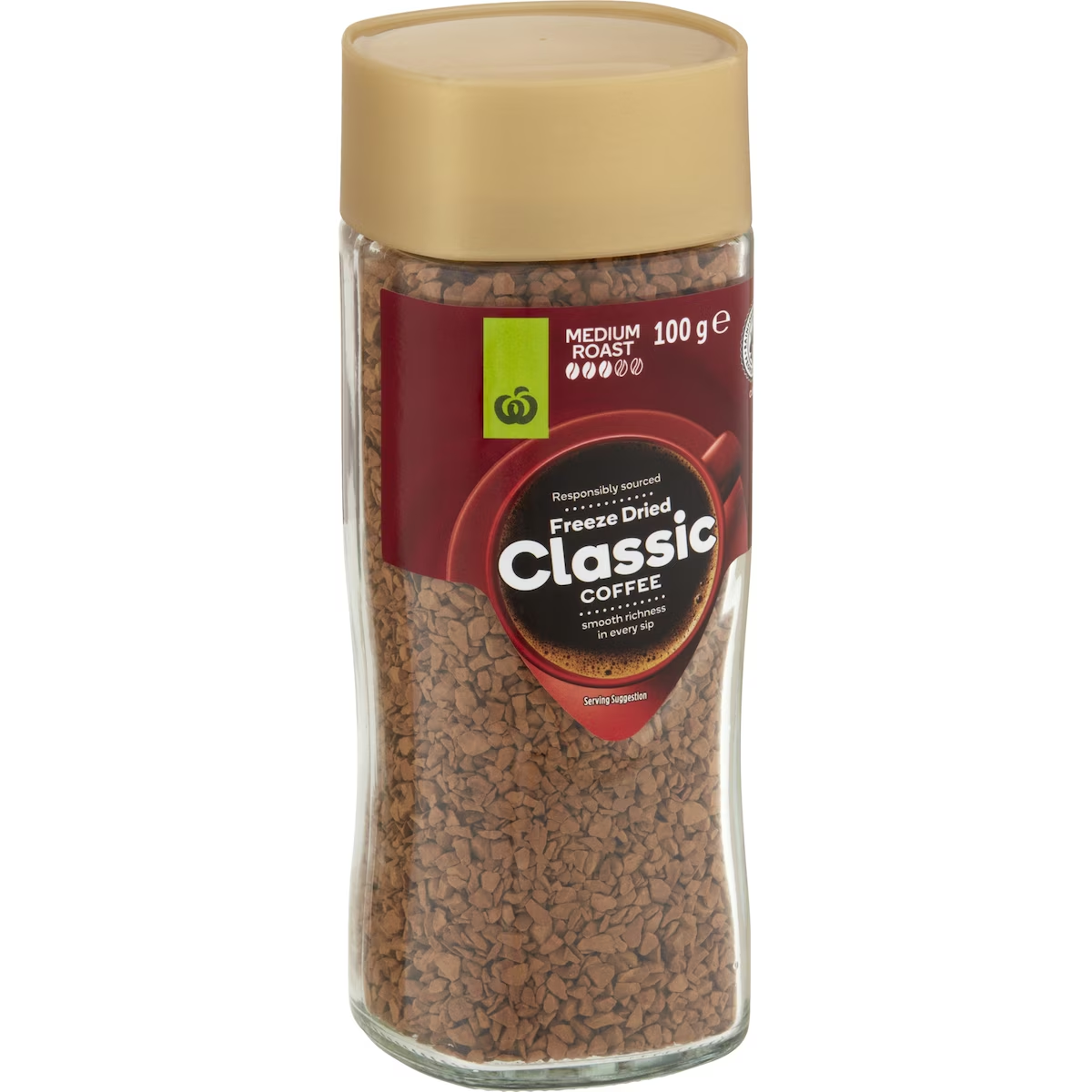 Woolworths Freeze Dried Coffee Original 100g