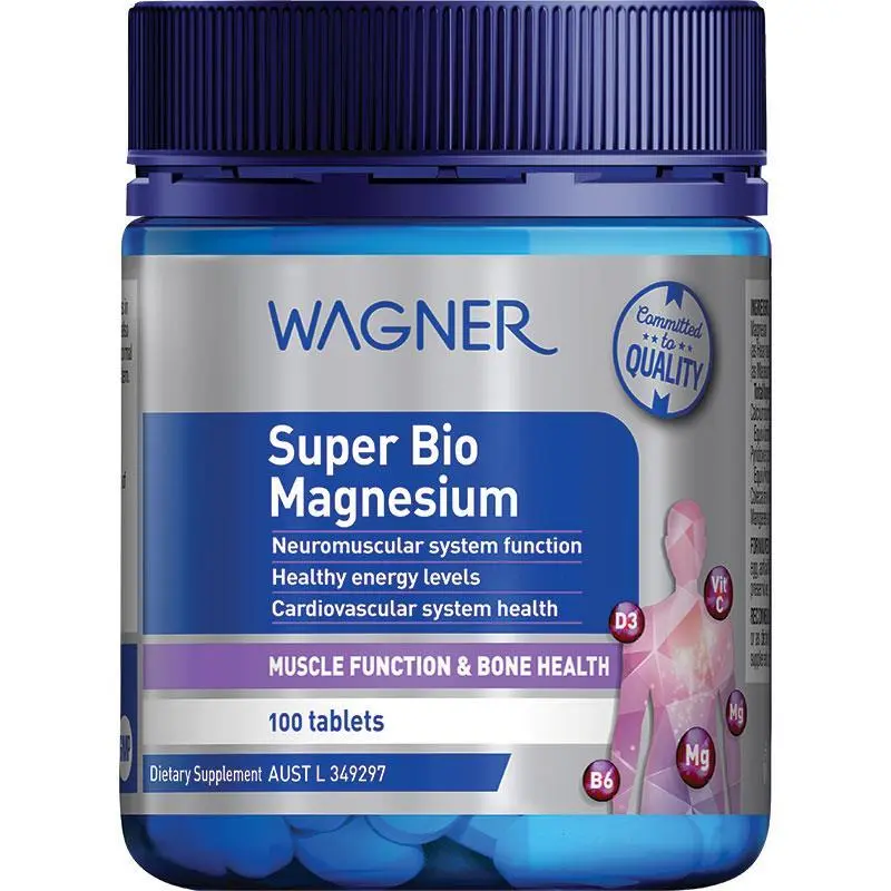 Wagner super bio magnesium 100 tablets