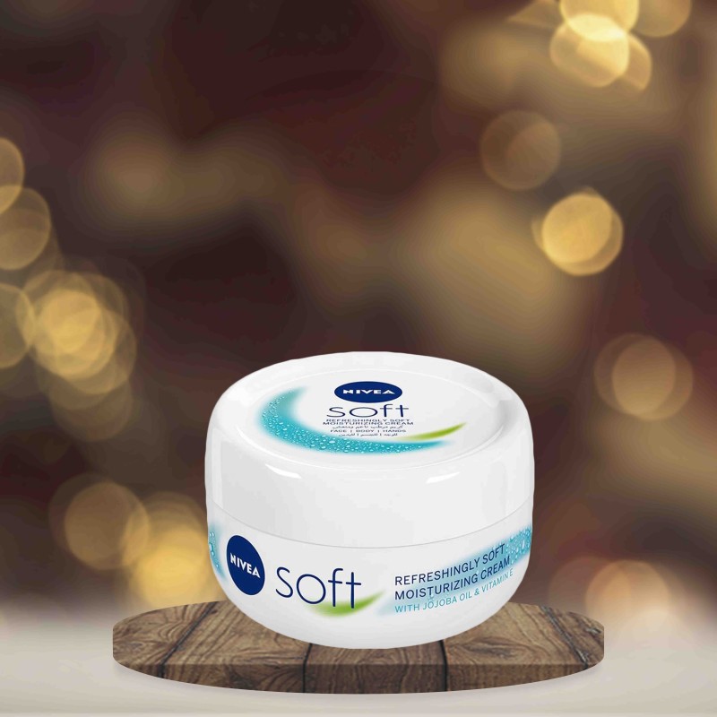 NIVEA Soft Moisturiser Cream Face Body Hands 200ml