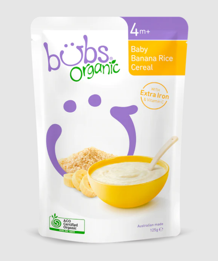Bubs® Organic Baby Banana Cereal