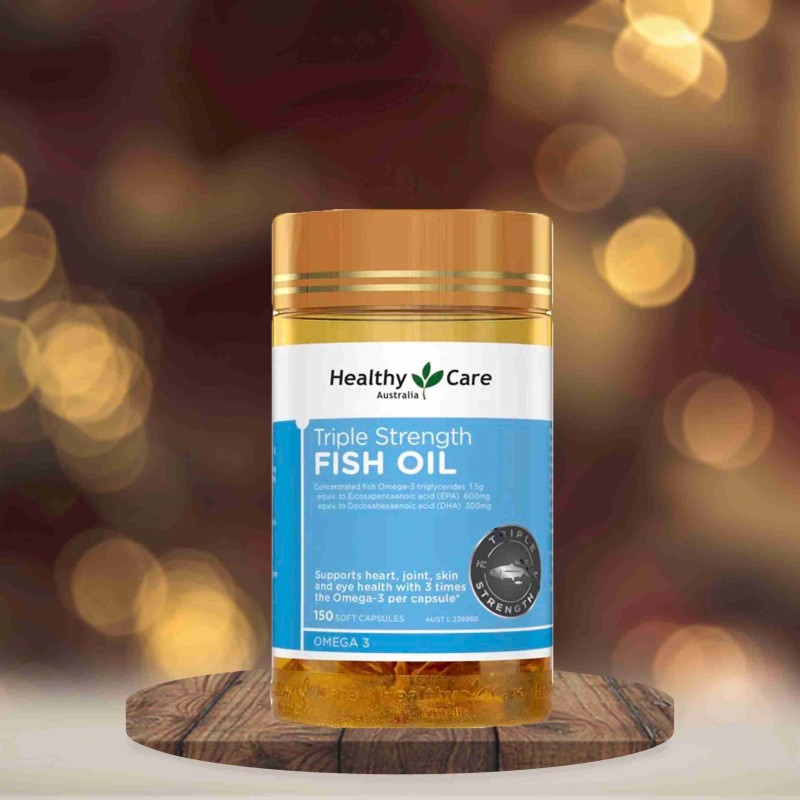 Healthy Care Triple Strength Fish Oil - 150 Capsules