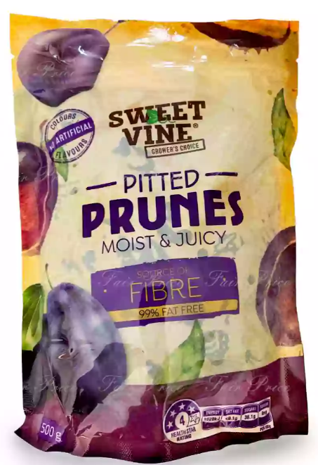 Sweet Vine Grower’s Choice Pitted Prunes 500g