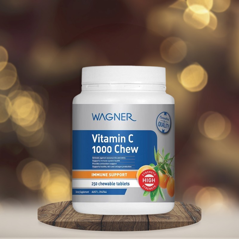 Wagner Vitamin C 1000 Chewable 250 Tablets