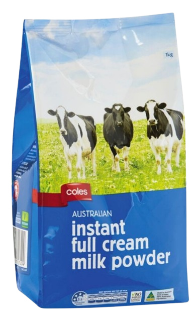 Coles Full Cream Milk Powder 1kg
