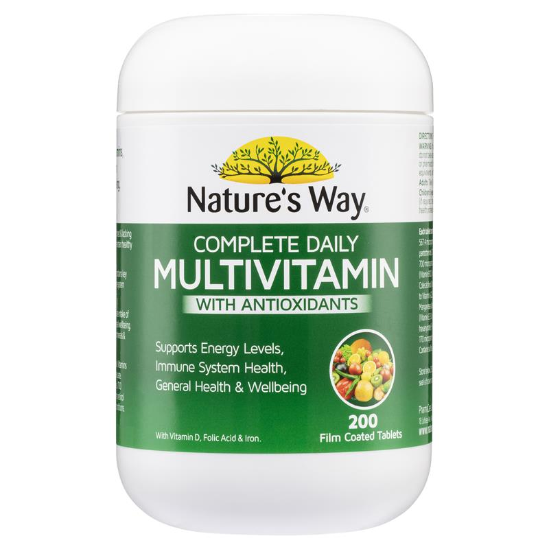 Nature's Way Complete Daily Multivitamin 200 Tablets