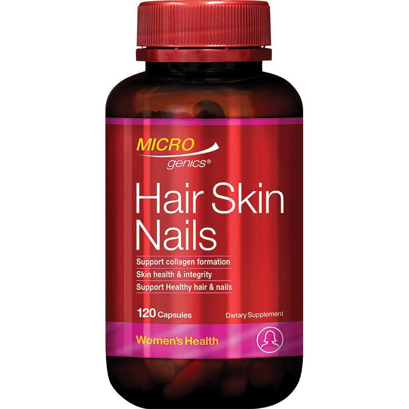 Microgenics Hair Skin Nails 120 Capsules