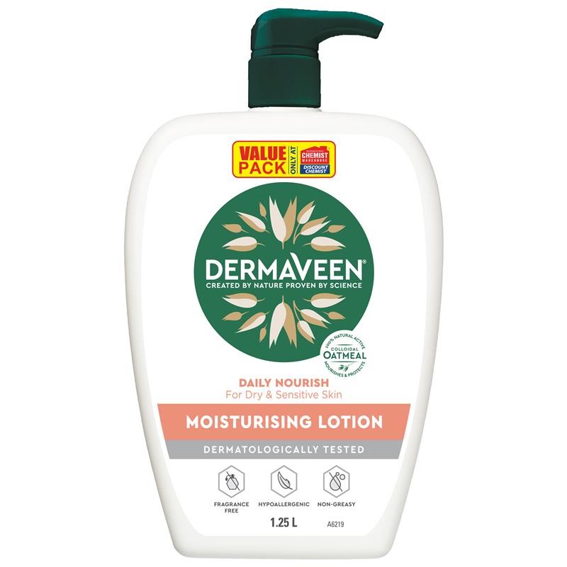 DermaVeen Daily Nourish Moisturising Lotion 1.25 Litre