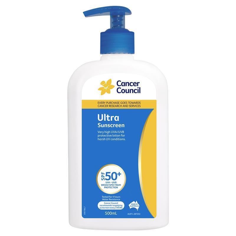 Cancer Council SPF 50+ Ultra 500ml Pump