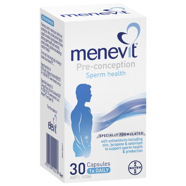 Menevit 30 Capsules NEW