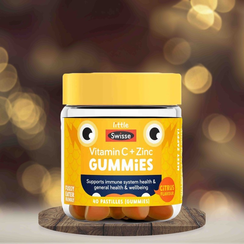 Kid Little Swisse Vitamin C + Zinc Gummies X 40