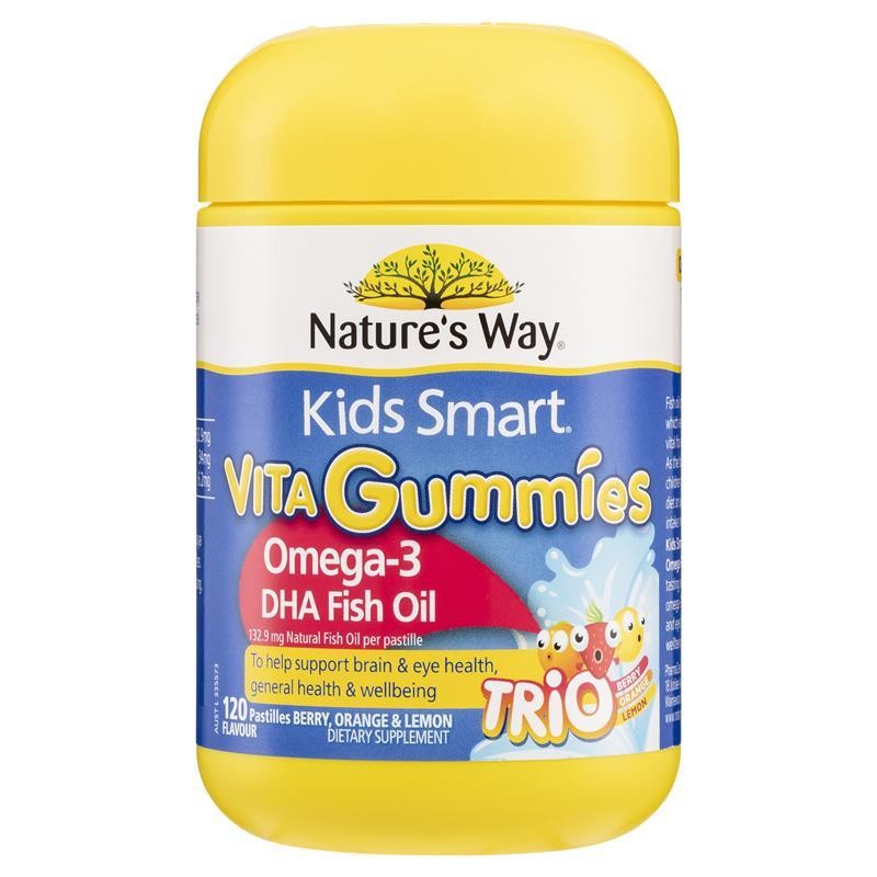 Nature's Way Kids Smart Vita Gummies Omega Trios 120s For Children