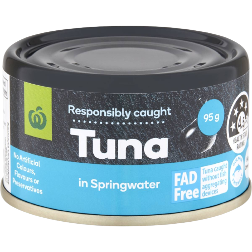 Woolworth Tuna In Springwater 95g