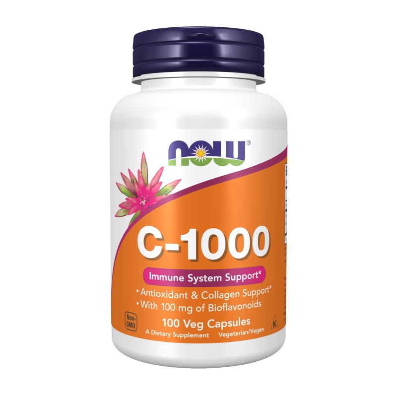 NOW C-1000 Immune system support veg 100 Tablets