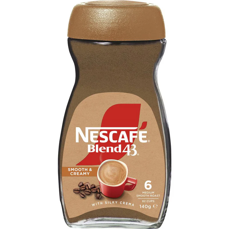 Nescafe Blend 43 Smooth & Creamy Instant Coffee 140g