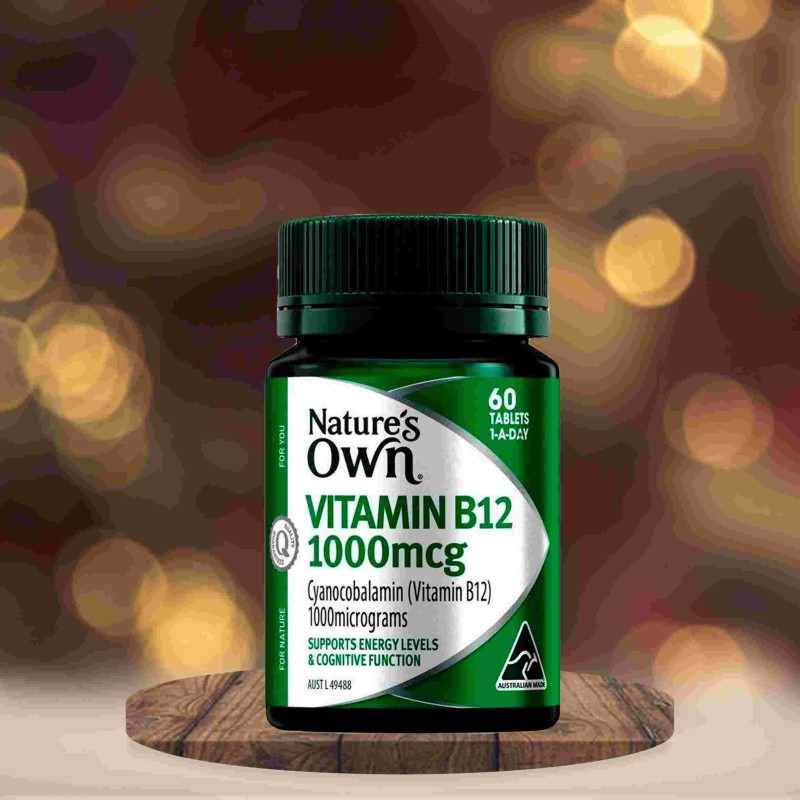 Nature's Own Vitamin B12 1000mcg 60 Tablets