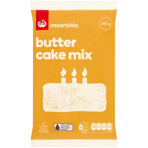 Woolworths Essentials Butter Cake Mix 340g