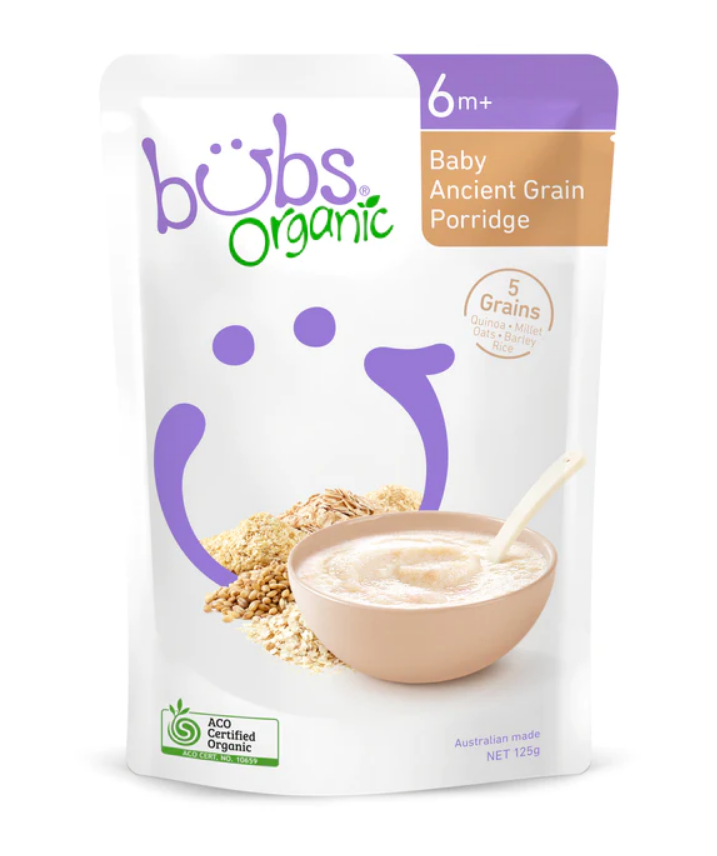 Bubs® Organic Baby Ancient Grain Porridge