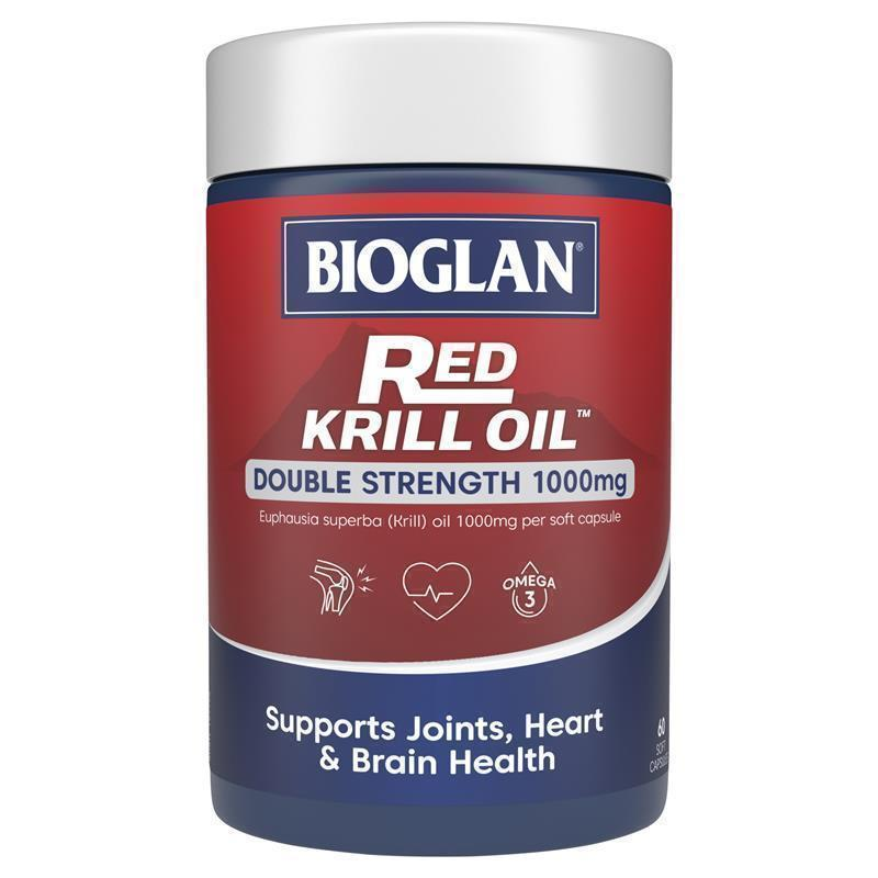 Bioglan Red Krill Oil 1000mg 60 Capsules