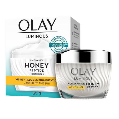 Olay Luminous Niacinamide Honey Peptide Moisturiser 50g