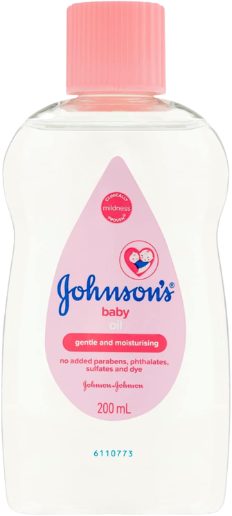 Johnsons Baby Oil Gentle & Moisturising 200ml