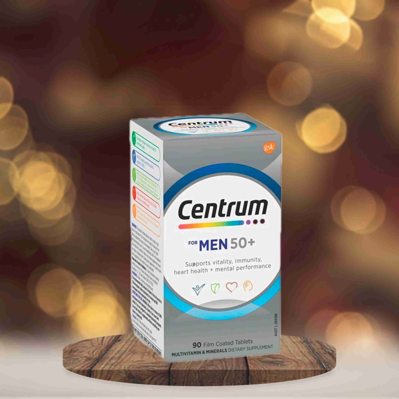 Centrum For Men 50+ Multivitamin 90 Tablets