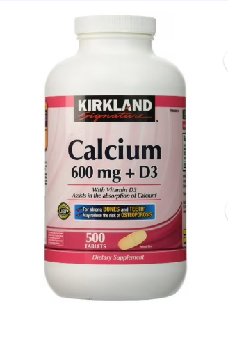 Kirkland Signature Calcium 600mg / D3 500