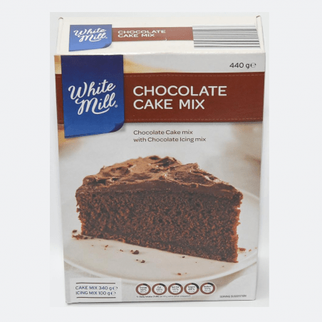 White Mill cake Mix with icing chocolate