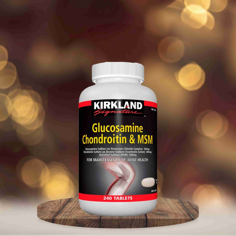 Kirkland Signature Glucosamine Chondroitin And MSM 240 Tablets