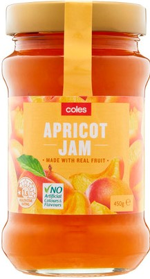 Coles Apricot Jam 480g