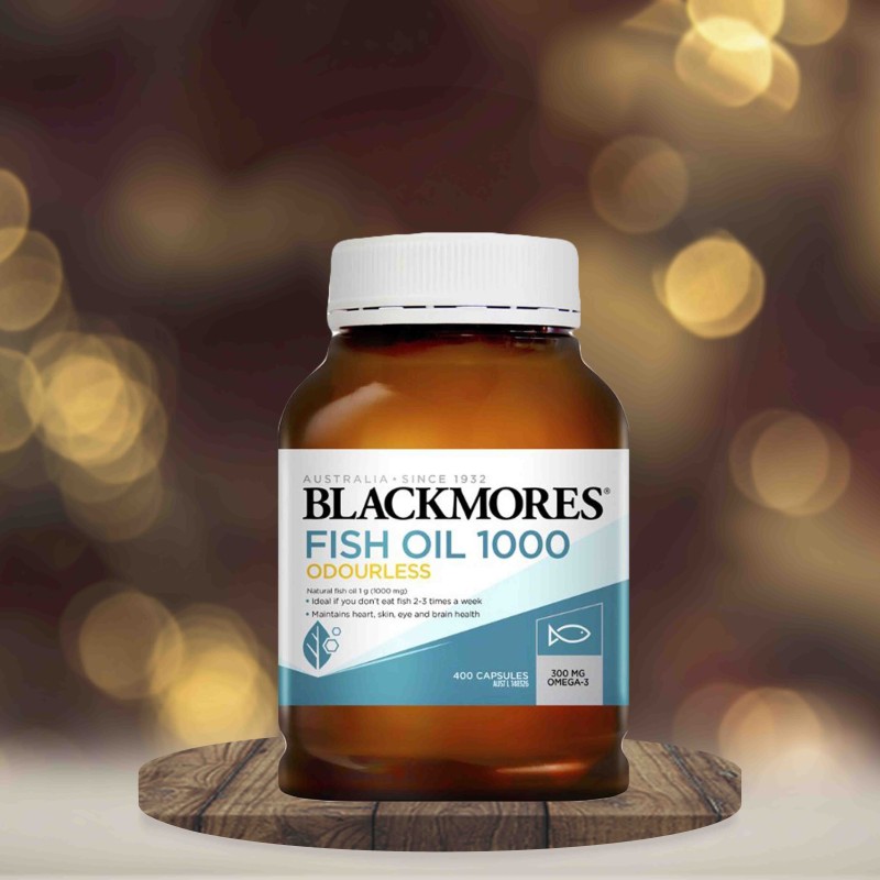 Blackmores Odourless Fish Oil 1000mg Omega-3 400 Capsules