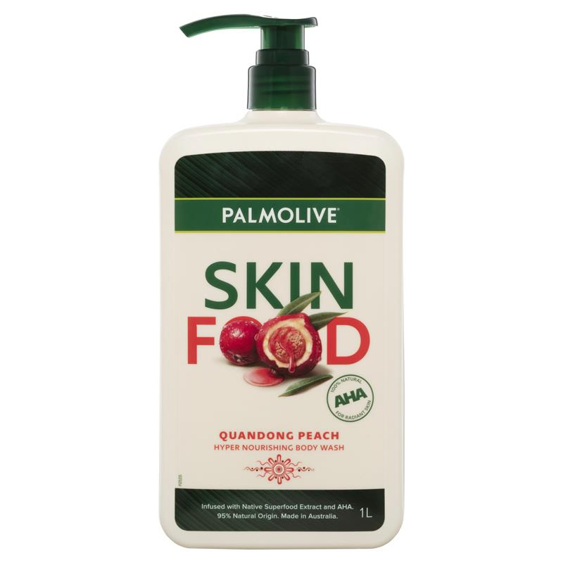 Palmolive Skin Food Quandong Peach Body Wash 1 L