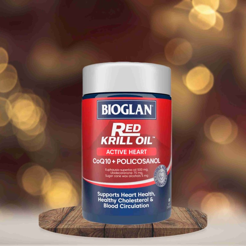 Bioglan Red Krill Oil Active Heart 60tab