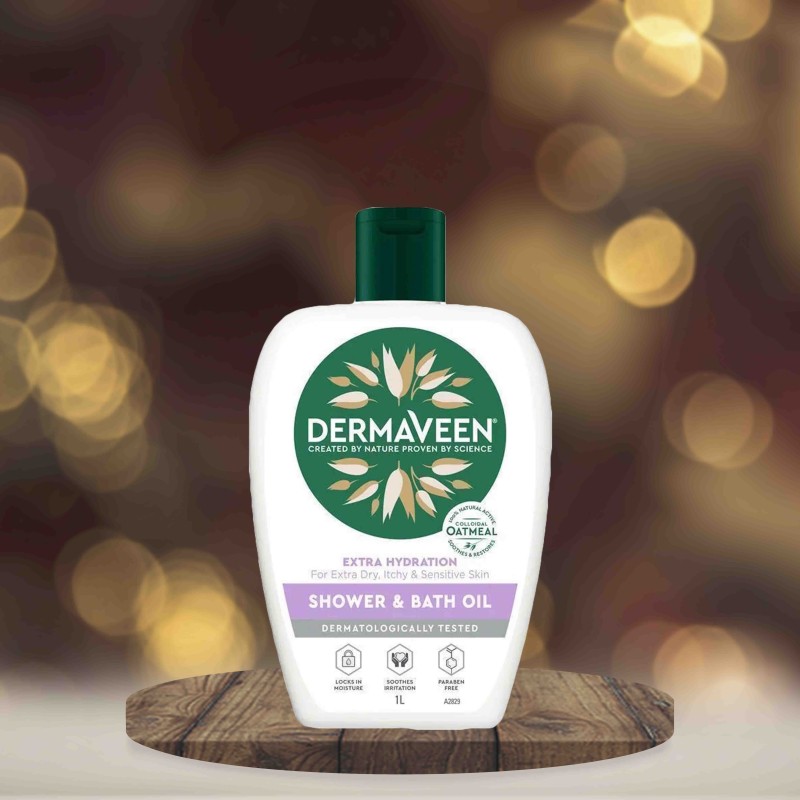 DermaVeen Extra Hydration Shower & Bath Oil 1L