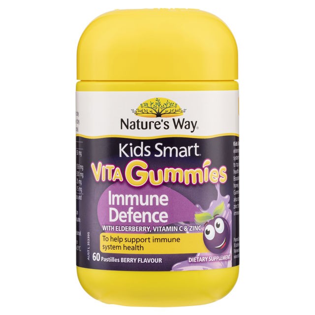Nature's Way Kids Smart Vita Gummies Immune Defence 60 pastilles