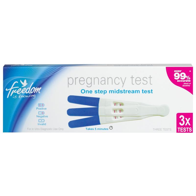 Freedom Mid Stream Pregnancy Test Kit