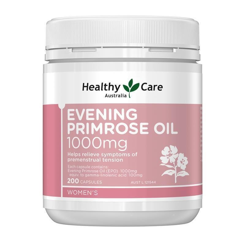 Healthy care evening primrose oil 1000mg 200 Soft Capsules