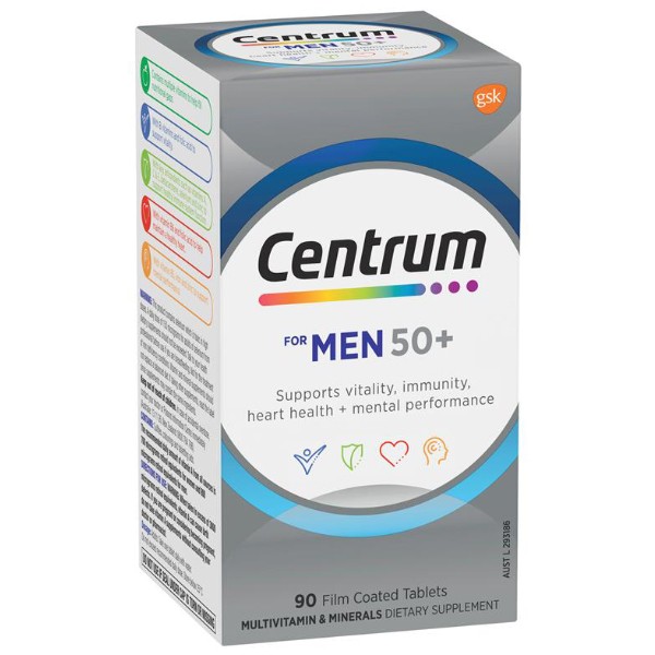 Centrum For Men 50+ 90 Tablets