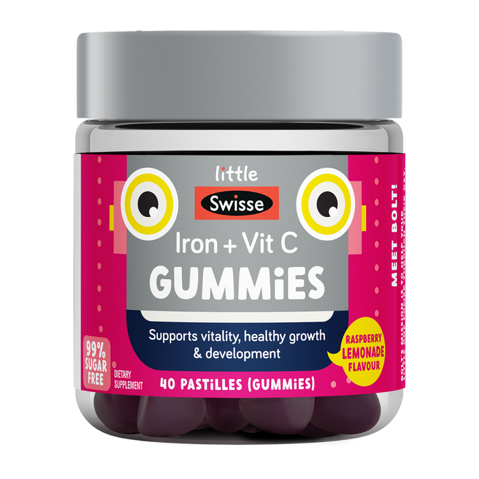 KID Little Swisse Iron + Vit C Gummies