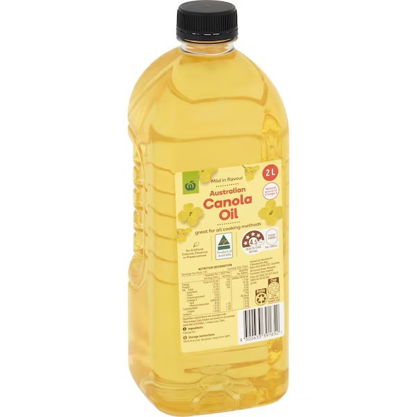 Woolworths Canola Oil 2L
