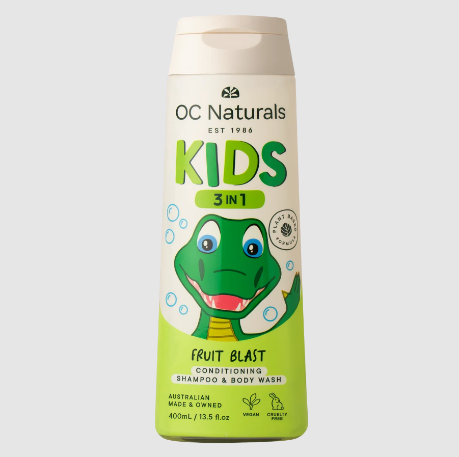 OC Naturals 3-in-1 Fruit Blast Conditioning Shampoo & Body Wash 400ml